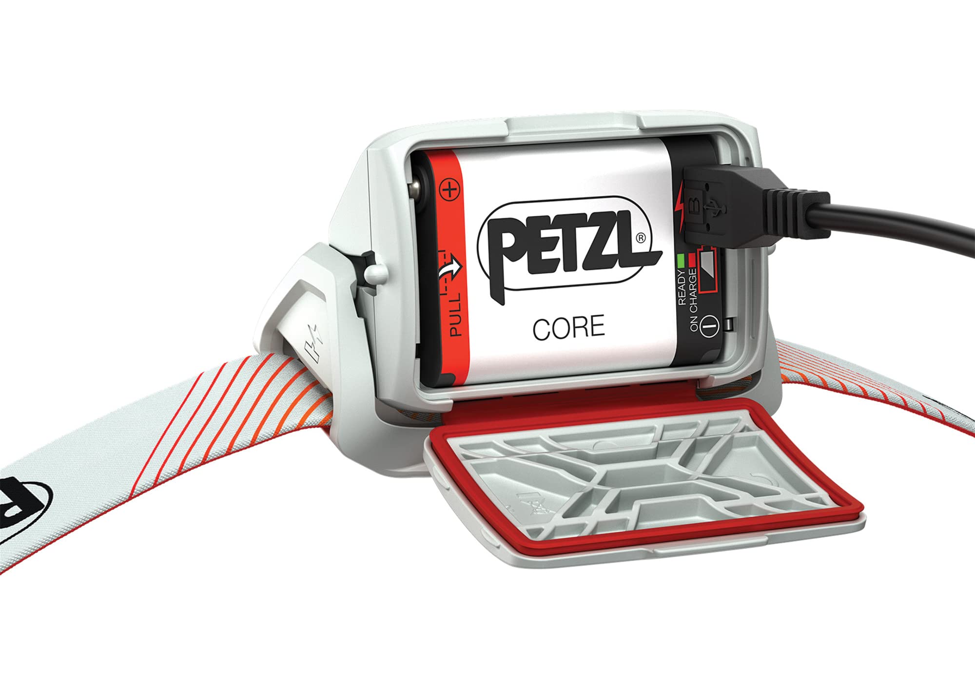 PETZL - Stirnlampe ACTIK CORE - Rot