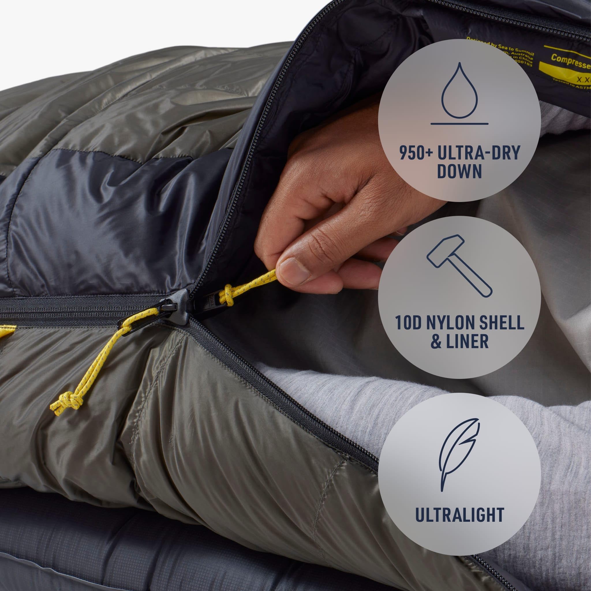 Sea to Summit Spark Pro Ultraleichter Daunenschlafsack