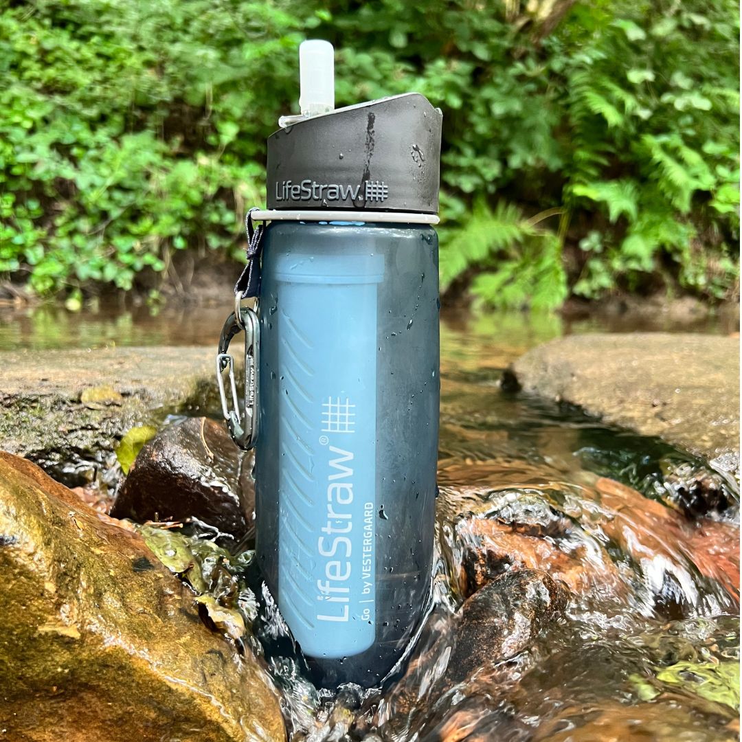 LifeStraw Go Serie BPA-freie Trinkflasche mit Wasserfilter