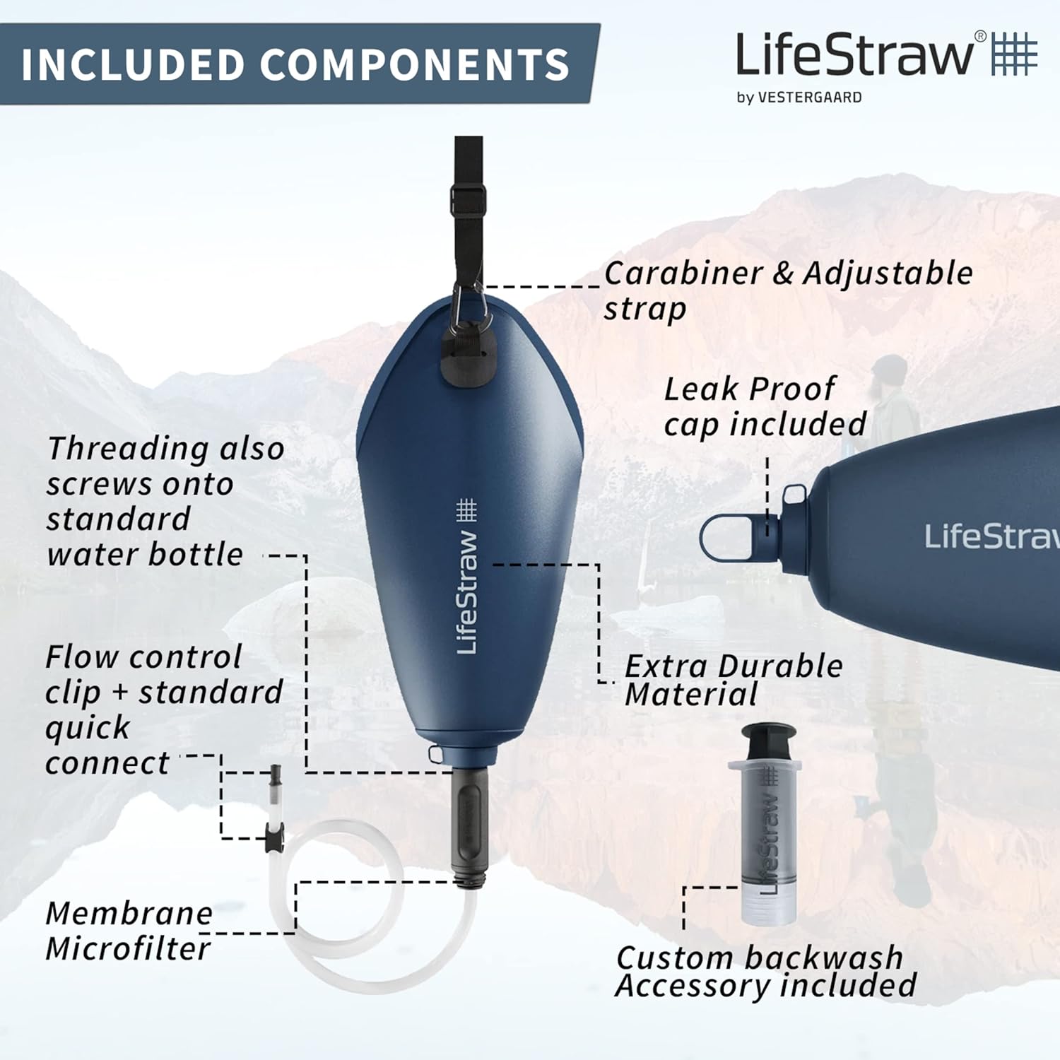 LifeStraw Peak Gravity Wasserfilter 3 Liter