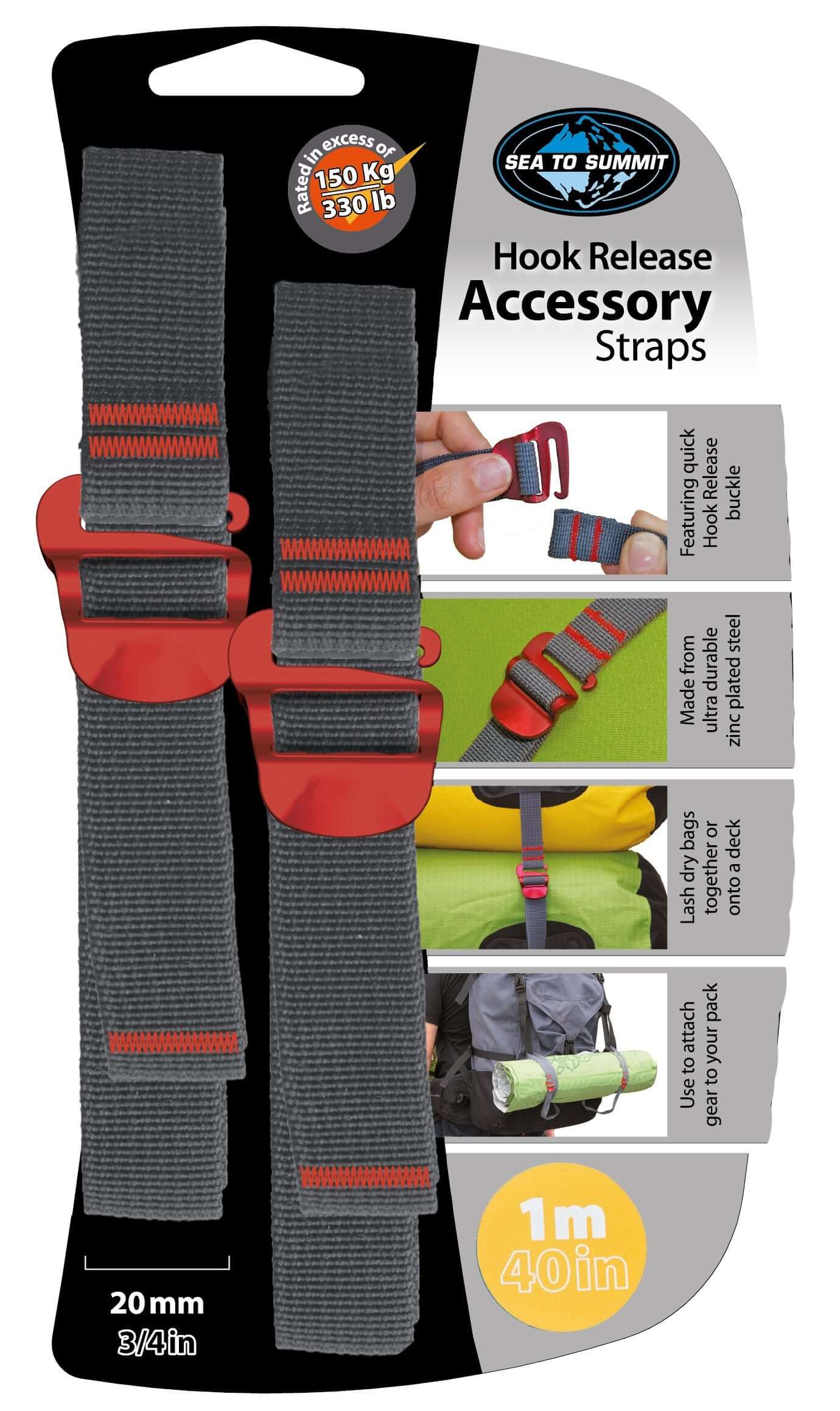 Sea to Summit Accessory Straps Hook Release Spanngurte