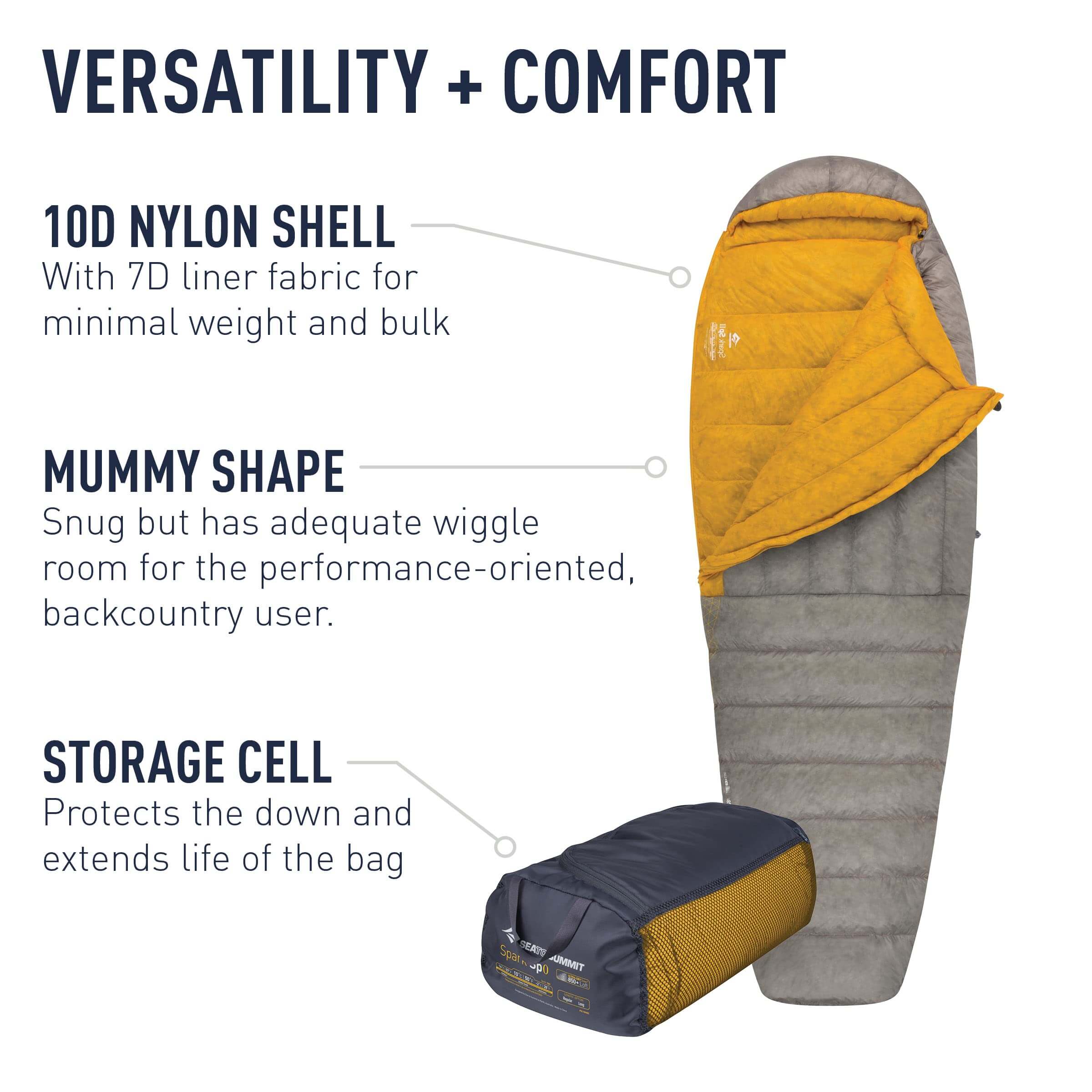 Sea to Summit Spark SPIII -8°C Daunenschlafsack