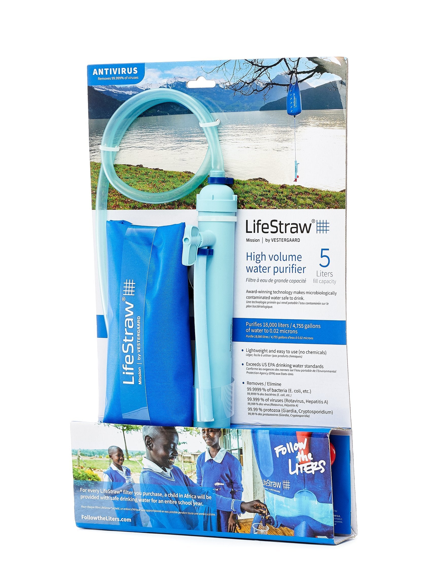 LifeStraw Mission Kompakter Wasserreiniger 12L Filter